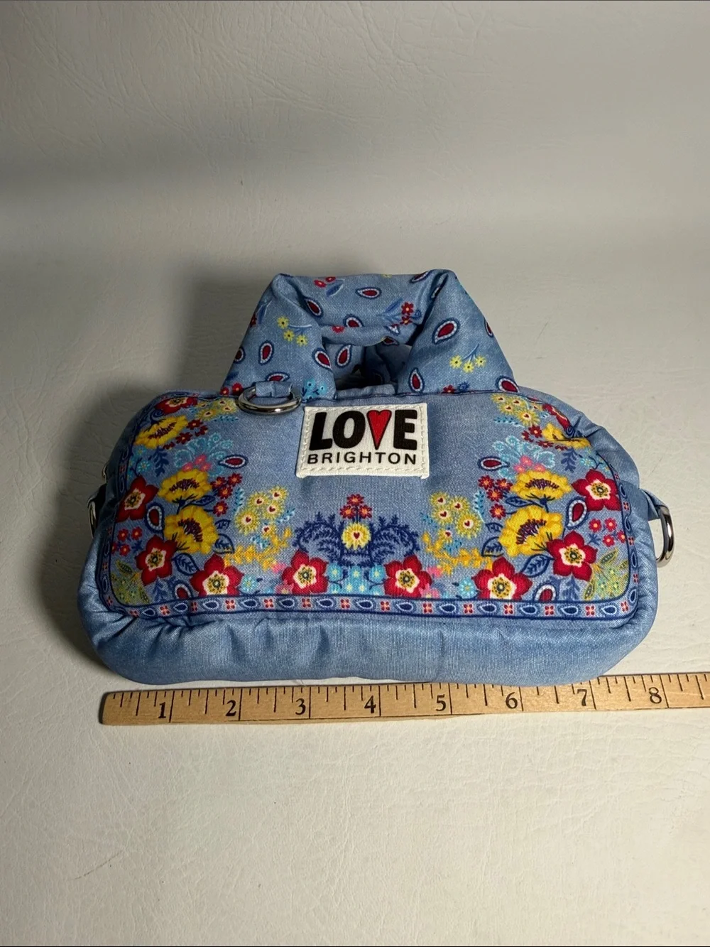 Brighton Love Bandana CrossBody Organizer Purse Bag